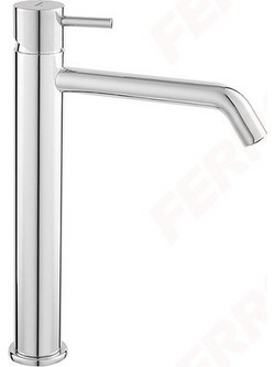 Μπαταρία Νιπτήρα Ψηλή Ferro Ciriculus Chrome με Βαλβίδα Clic-Clac (BCK2L)