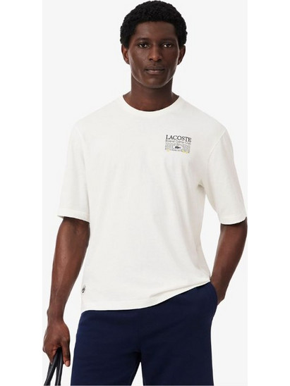 Μπλούζα Lacoste TH0375-70V Λευκό