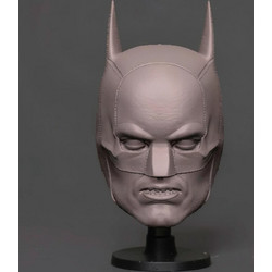 Φιγούρα Custom Head The Batman Pattinson Helmet 3D εκτυπωμένη