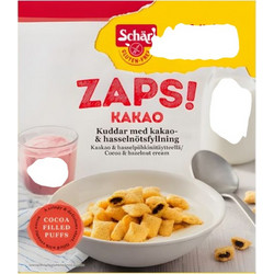 Δημητριακά Zaps Με Γεμ. Κακάο Φουντ. χωρίς γλουτένη - Schar - 300gr