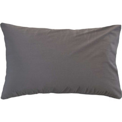 Σετ Μαξιλαροθήκες Βαμβακερές Solid Dark Grey 2Τμχ 52X72 Espree 5200148421704