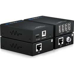 BLUSTREAM USB 2.0 Extender set-50m, 4xUSB-A σε 1x USB-B, PoC UEX50B-KIT
