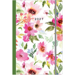 Next ημερολόγιο 2027 Trends Flowers ημερήσιο flexi με λάστιχο 12x17εκ. Με σχέδια