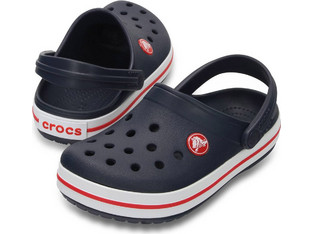 Crocs Crocband Clog Παιδικά Παπούτσια Θαλάσσης Ανατομικά Navy Μπλε 207006-485