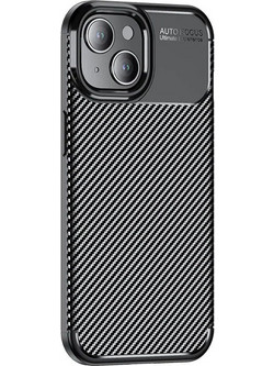 Ancus AutoFocus Carbon Fiber Back Cover Black (iPhone 15 Plus)