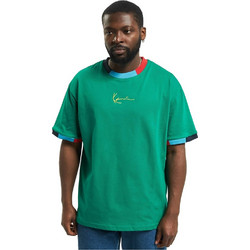 Karl Kani Ανδρική κοντομάνικη μπλούζα Small Signature Tee KKMQ12129GRN-green