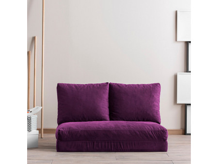 Papatya Taida Διθέσιος Καναπές Κρεβάτι Μωβ 120x68x26cm