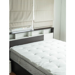 Ανώστρωμα Memory Foam αντιολισθητικό και με λάστιχα SLEEPWAVE Λευκό Ανώστρωμα Memory Foam αντιολισθητικό και με λάστιχα: 90 x 200+6 εκ. MADI