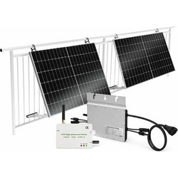 Πλήρες σετ φωτοβολταϊκά μπαλκονιού 800W πάνελ, Inverter, σύστημα στήριξης και μετρητής (SPD-800)