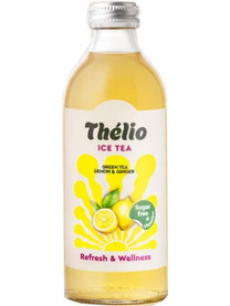 ΠΡΑΣΙΝΟ ΤΣΑΙ ΜΕ ΛΕΜΟΝΙ & ΤΖΙΝΤΖΕΡ 330ML THELIO