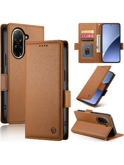 Tel1 Xiaomi Redmi A5 / Poco C71 Essential Magnet Θήκη Βιβλίο - Brown