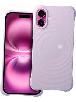 Forcell iPhone 16 Plus MagSafe Zephyr Θήκη Σιλικόνης - Lilac