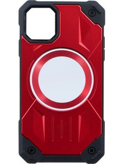 Forcell iPhone 15 MagSafe Armor Θήκη Σκληρή - Red