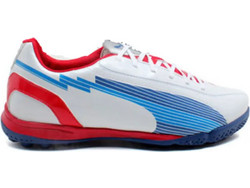 Puma evoSPEED 5 TF 102588-01 Ποδοσφαιρικά Παπούτσια με Σχάρα Λευκά
