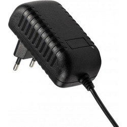 GLOBOSTAR(R) VOLTIX GLB-107-0006 Τροφοδοτικό/Μετασχηματιστής Class II SELV 24W 1A AC 220-240V σε DC 24V IP20 - Μαύρο Ματ - Μ8 x Π4.2 x Υ2.8cm