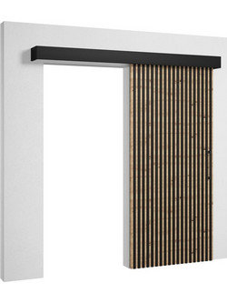 PoliHome Ricota Πόρτα Εσωτερική Συρόμενη Ξύλινη Καφέ 96x205cm 163071749
