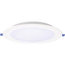 POWERTECH LED φωτιστικό downlight PT-1559 9W Φ116x25mm 4000K 765lm λευκό
