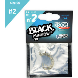 Αγκίστρια για Σιλικόνες Fiiish Black Minnow Krog 2 - 90mm (BM147)