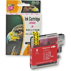 Συμβατό μελάνι Brother LC1100/LC38/LC61/LC65/LC67/LC980/LC990 Magenta