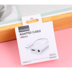 Αντάπτορας USB Type-C για Ακουστικά και Φόρτιση 2-σε-1 - A003