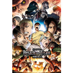 ATTACK ON TITAN - Poster Maxi 91.5x61 - S2 Key Art