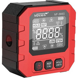 NOYAFA ψηφιακό γωνιόμετρο laser NF-566S, 4x90 μαγνητικό σώμα, 390mAh