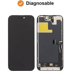 DD Diagnosable SOFT OLED Οθόνη LCD με Μηχανισμό Αφής για iPhone 14 Pro Μαύρο
