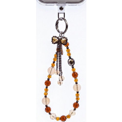 Crong Phone Charm - Lanyard Phone Pendant (Gold Bow) - (CRGPHCH24)