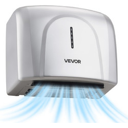 VEVOR Ηλεκτρικός Στεγνωτήρας Χεριών 1300W με HEPA Φίλτρο, Αυτόματος, Επιτοίχιος, AC220-240V BGSGSJYSZDGY2PXIW001V2