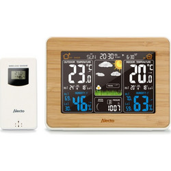 Alecto WS-1560 Weather Station with Wireless Sensor Bamboo