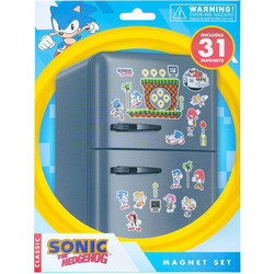 Sonic the Hedgehog set of die-cut magnets