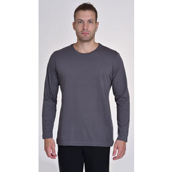 TARGET T-SHIRT LONG SLEEVE SINGLE JERSEY BASICS (M27-74010-24) ΓΚΡΙ ΣΚ