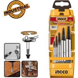 Σετ εξώλκεις βιδών 5τμχ 3-18mm INGCO ASE008 128352