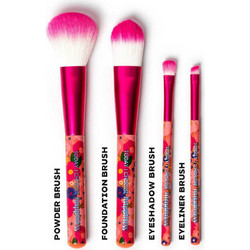 Legami Oh My Glow Flowers Pink Σετ Πινέλα Μακιγιάζ 4τμχ