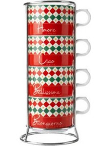 Bialetti 4 Cappuccio Tricolore