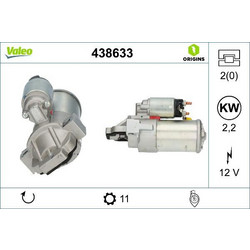 VALEO 438633 - VALEO ΜΙΖΑ