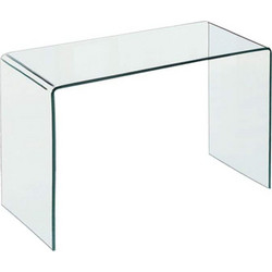 GLASSER Κονσόλα - Γραφείο Διάφανο Γυαλί 12mm 1τμχ