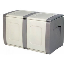 Homeplast Μπαούλο Αποθήκευσης Regular 200 Λίτρων 5200310902475 Γκρι-Ανθρακί (57Χ94Χ54)