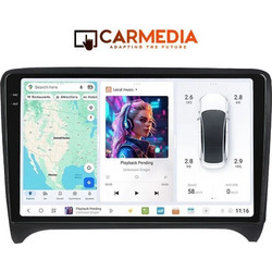 Carmedia CMDU8095-5 Pro Plus Audi TT 2007-2015 Ηχοσύστημα Αυτοκινήτου 9.5" 2 DIN με GPS