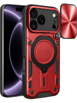 Techsuit CamGuard Pro Θήκη Red (iPhone 18 Pro / 17 Pro)