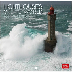 Ημερολόγιο Τοίχου Legami Wall Calendar 2027 18x18cm | Lighthouses of the World CAL270094
