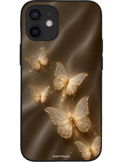 Sonique Diva Series Back Cover Χρυσές Πεταλούδες (iPhone 12 mini)