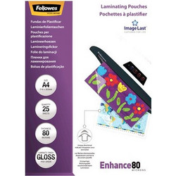 LAMINATOR POUCH IMAGELAST/A4 80 25PCS 5396205 FELLOWES