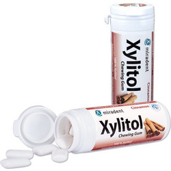 Euromed - Miradent Xylitol, Οδοντότσιχλα Κανέλας 30 gums