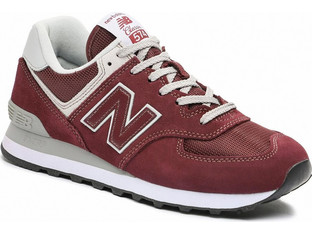 New Balance 574 Ανδρικά Sneakers Μπορντό ML574EVM