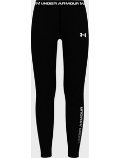 Under Armour Heatgear Branded Παιδικό Κολάν Μαύρο