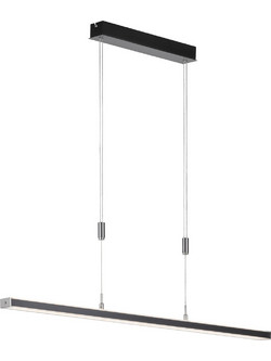 Fischer Honsel Vitan TW 60538 Κρεμαστό Φωτιστικό Οροφής Μονόφωτο LED Μαύρο