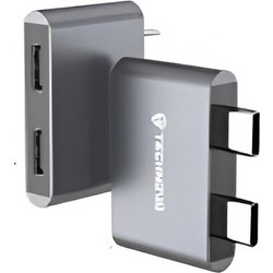 Αντάπτορας USB-C 2 σε 1 με 2 Θύρες Type-C Technovo TN-Z004