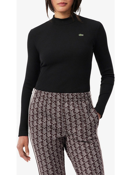 Lacoste γυναικείο T-Shirt High Neck TF3164-031 Μαύρο