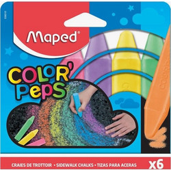 Σετ 6 Χρωματιστές Κιμωλίες Maped